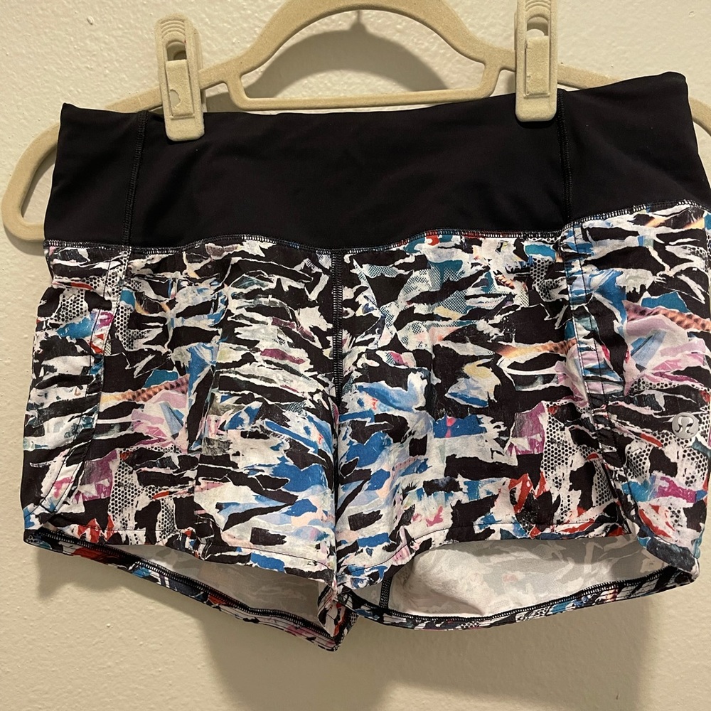 Speed up mid rise short 4” - multi color